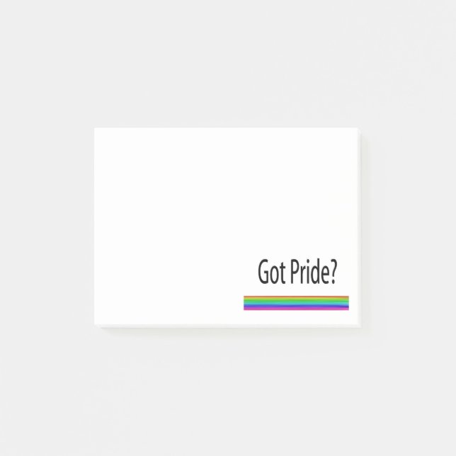 Har Pride? Post-it Block (Framsida)