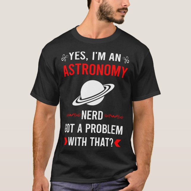 Har problemastronomi t shirt (Framsida)