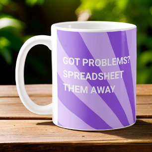 Har Problems? Kalkylblad - Lila Kaffemugg