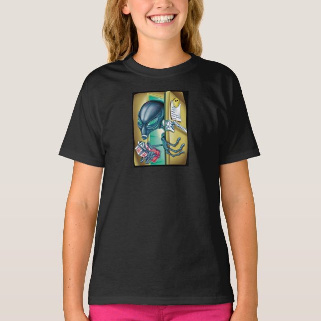 HAR PROTOPLASM ALIEN - FRIDGE by Jeff Willis Art T Shirt (Framsida)