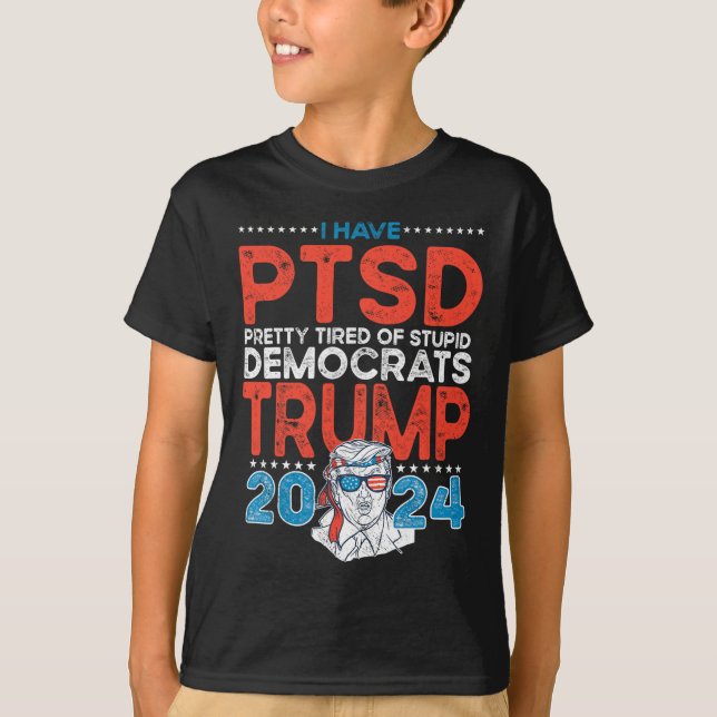 Har PSTD-Söten tröttnat på styvmoderister - Trump T Shirt (Framsida)
