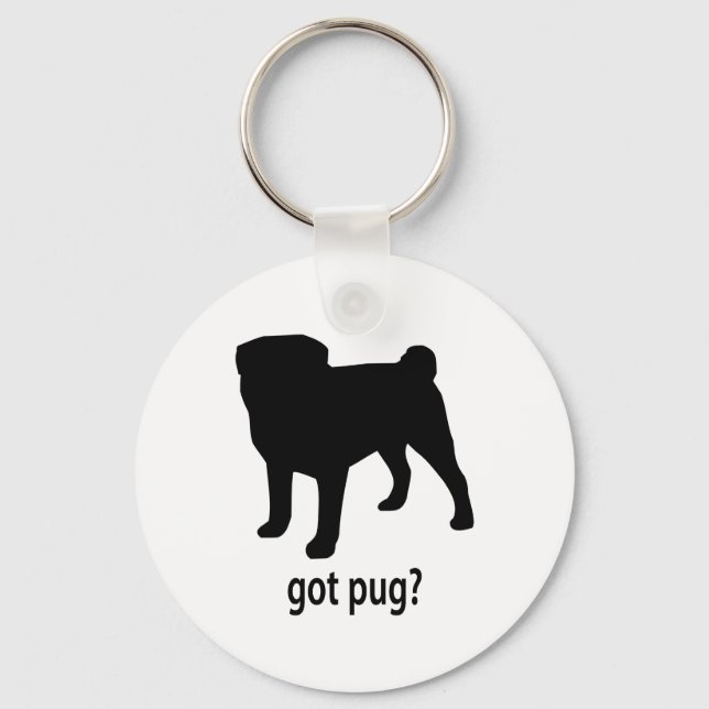 Har Pug Nyckelring (Framsida)