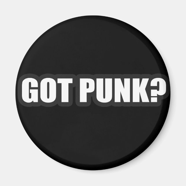 HAR PUNK? Killtjejer Punk Rock musik shirts Magnet (Framsidan)