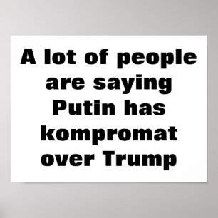 Har Putin kompromat över Trump? Poster