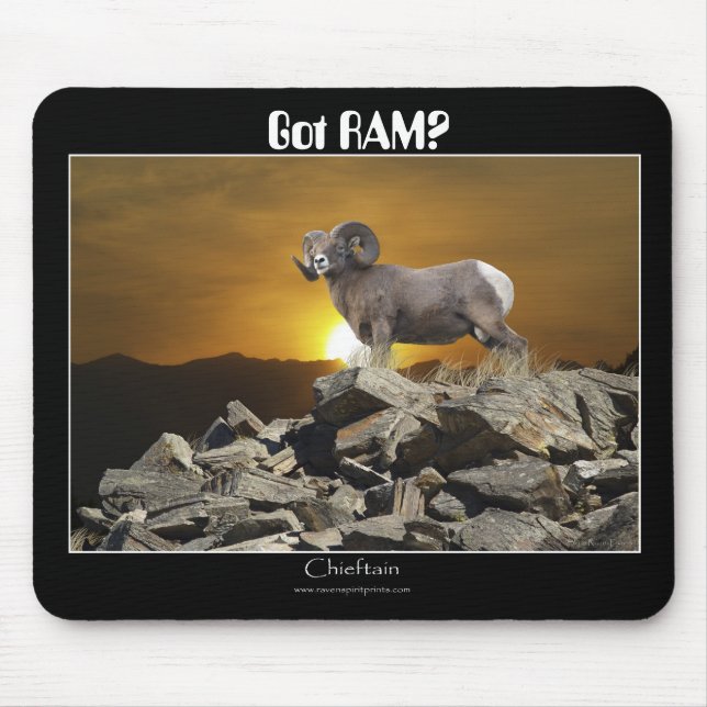 Har RAM? Mousepad Musmatta (Framsidan)