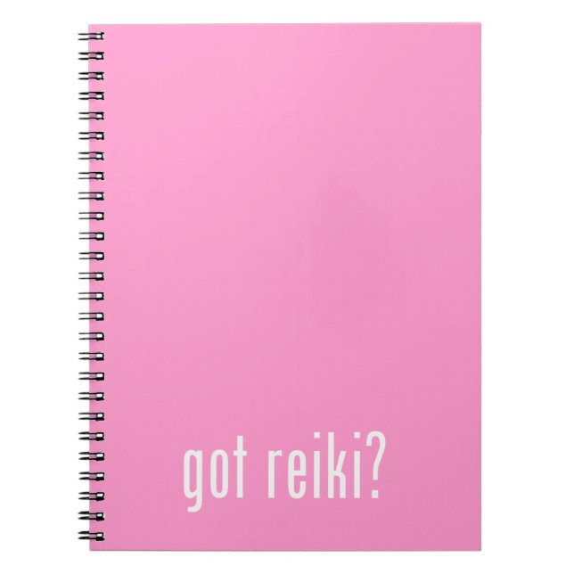Har Reiki? Anteckningsbok Med Spiral (Framsidan)