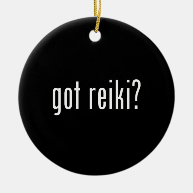 Har Reiki? Julgransprydnad Keramik (Framsidan)