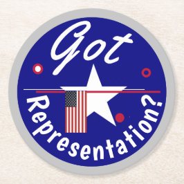 Har representation? Cheers Underlägg Papper Rund