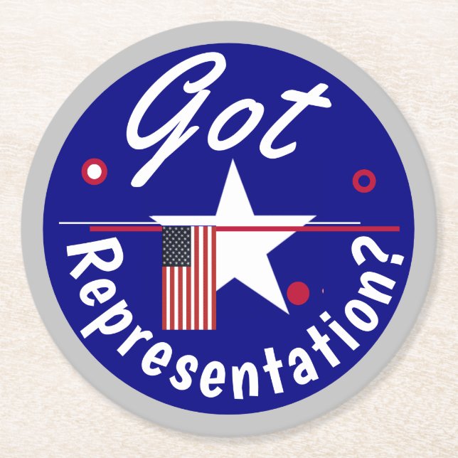 Har representation? Cheers Underlägg Papper Rund (Framsidan)