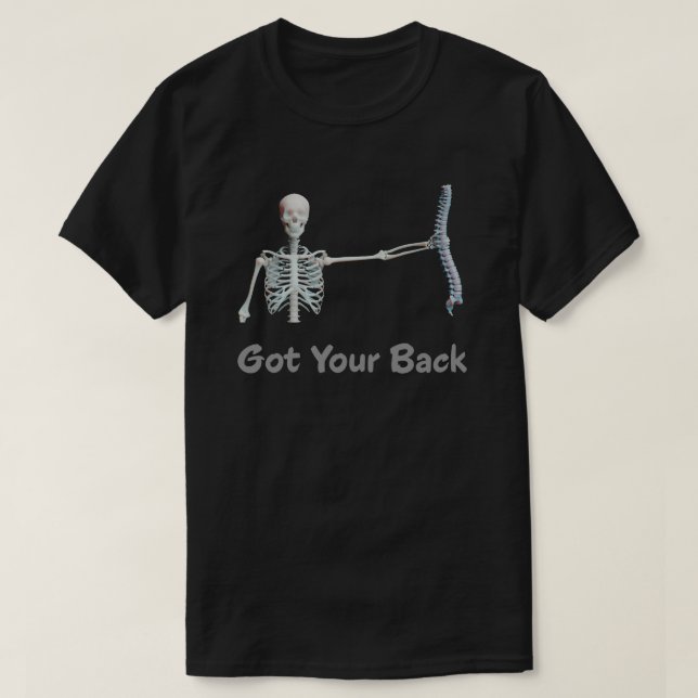 Har ryggradsskydd t shirt (Design framsida)
