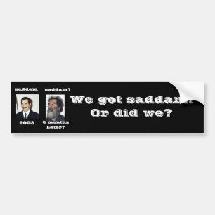 Har saddam? bildekal