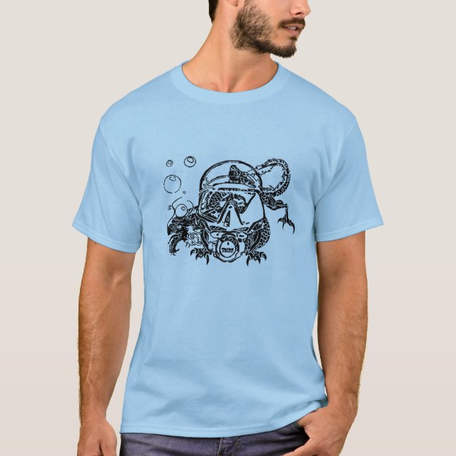 Har Salt - undervattensjakt T-shirt (Framsida)