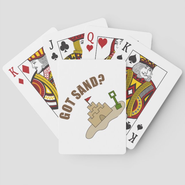 Har Sand? Spel Kort (Baksidan)