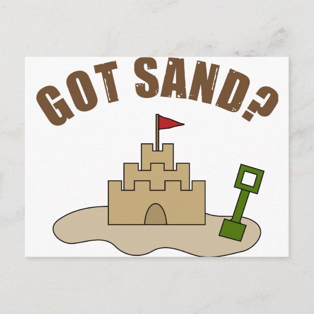 Har sand? vykort (Framsida)