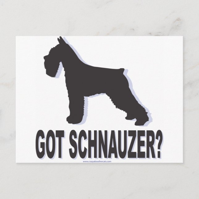 Har Schnauzer? Vykort (Framsida)