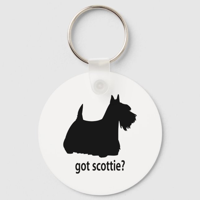 Har Scottish Terrier Nyckelring (Framsida)