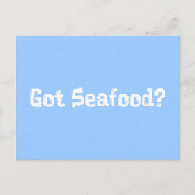Har Seafood-gåvor Vykort (Framsida)