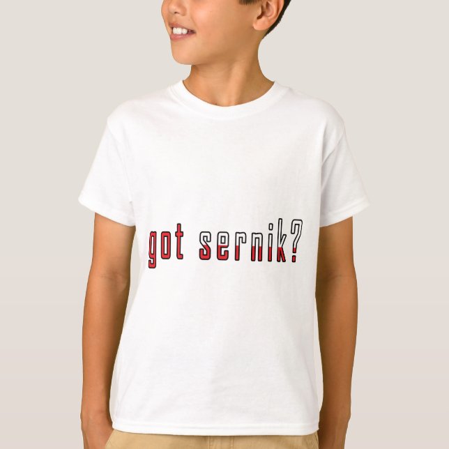 har sernik? Flagga T Shirt (Framsida)