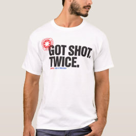Har Shot. Två gånger. vaccinerat vaccin T Shirt