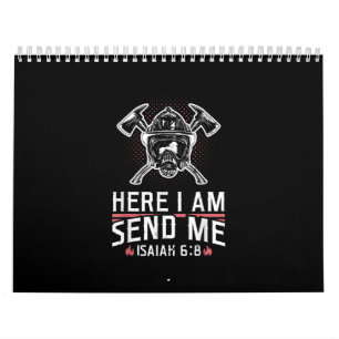Här skickar jag Isaiah 68 Firefighter Kalender