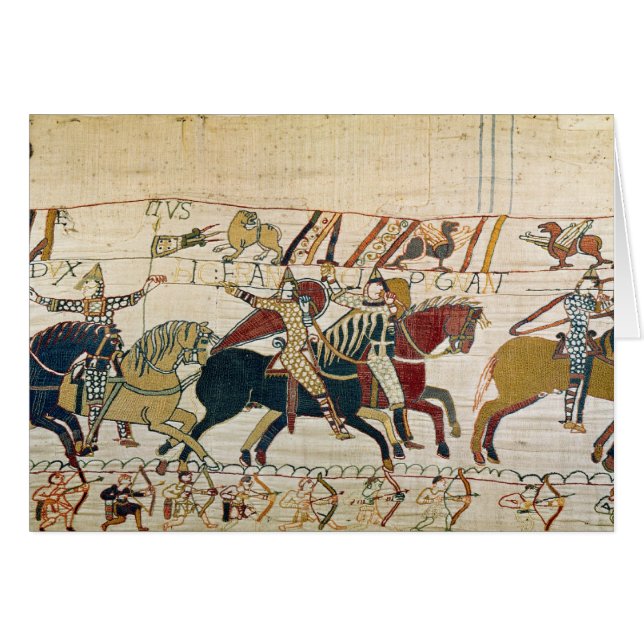 Här slåss fransken hälsningskort (Framsidan Horizontal)