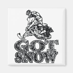 Har-Snö-Bedrövat Magnet