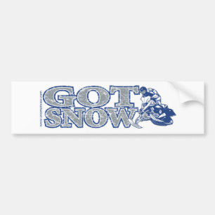 Har-Snö-Bumper-Bluegrey Bildekal