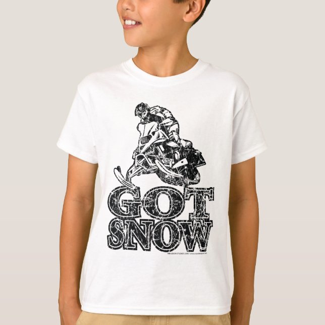 Har-Snö-Distress Tee (Framsida)