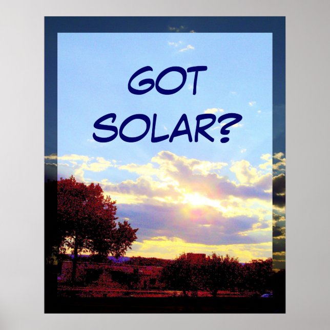 HAR SOLAR-utskrift? Poster (Framsidan)