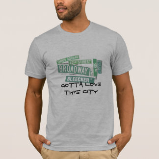 Har som älskar denna stad - gator t-shirt
