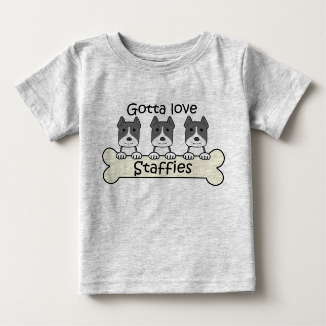 Har som älskar Staffies Tröja (Framsida)