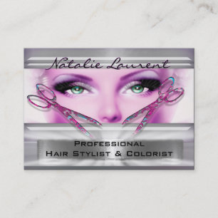 Har som är kall Hairstylistsalong 3,5" x 2,5", Visitkort