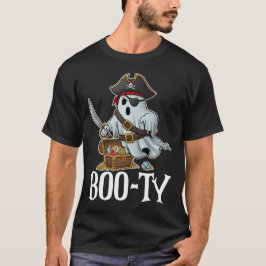 Har som Boo-ty Ghokoste Pirat Halloween T Shirt