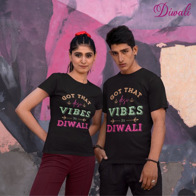Har som eftersöker Diwali T Shirt (Skapare uppladdad)