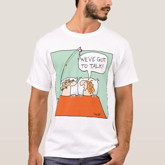Har som talar--Fiska T Shirt (Framsida)