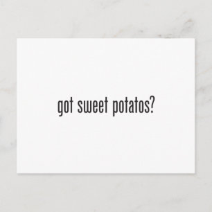 har sötpotatis vykort