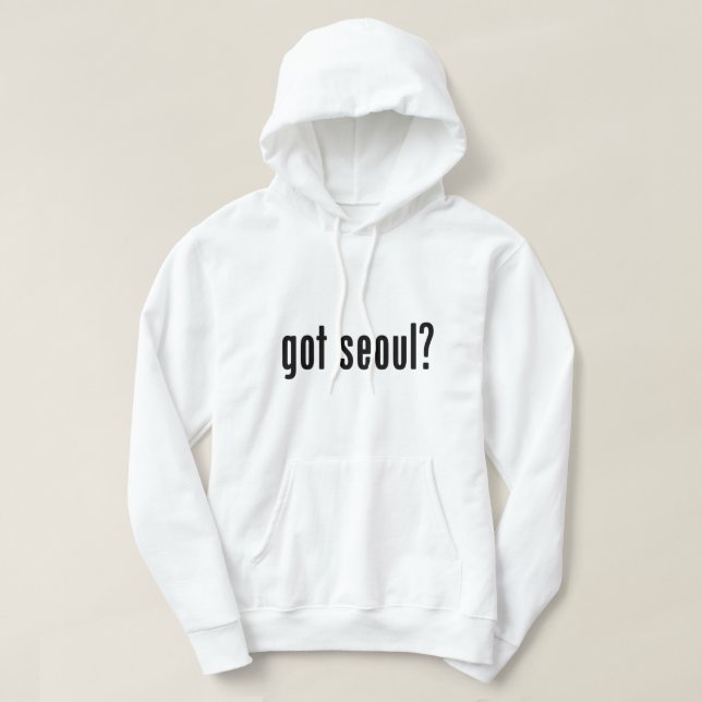 har Söul? Hoodie (Design framsida)