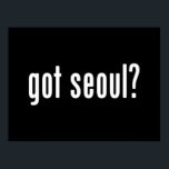 har Söul? poster<br><div class="desc">harnas själ? Globe Trotters specialiserar sig på idiosynkratiskt bildmaterial från hela världen. Här hittar du unika hälsningskort,  vykort,  Poster,  Mousepads med mera.</div>