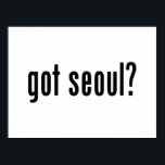 har Söul? poster<br><div class="desc">harnas själ? Globe Trotters specialiserar sig på idiosynkratiskt bildmaterial från hela världen. Här hittar du unika hälsningskort,  vykort,  Poster,  Mousepads med mera.</div>