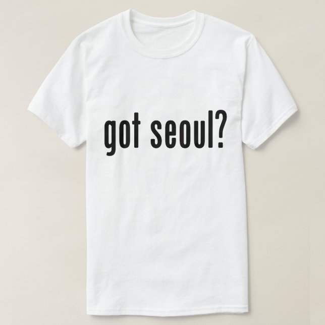 har Söul? T Shirt (Design framsida)