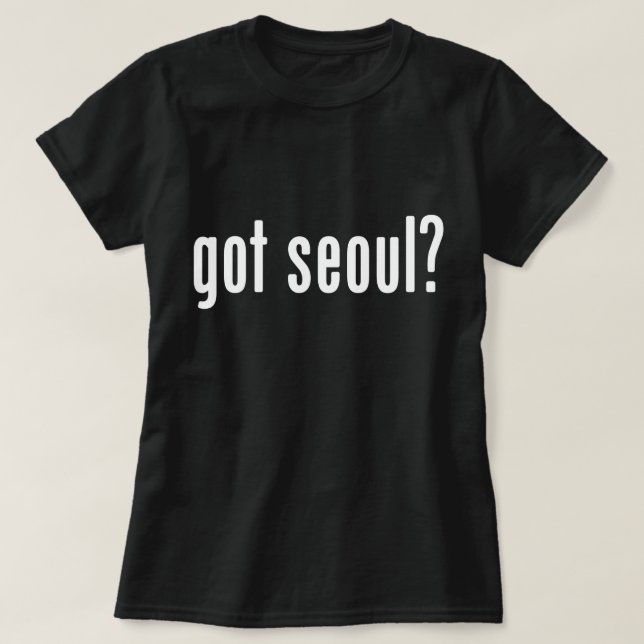 har Söul? T-Shirt (Design framsida)