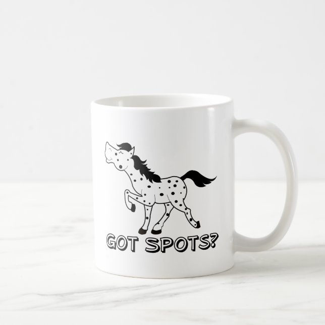 Har Spots? Appaloosa Horse Coffee Mugg (Höger)