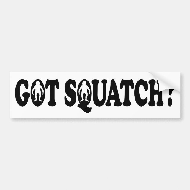 HAR SQUATCH? - Bildekal (Framsidan)