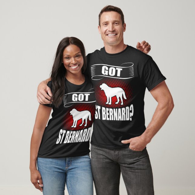 Har St Bernard Animal Djurälskares Gift T Shirt (Unisex)