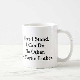 Här står jag Martin Luther Kaffemugg