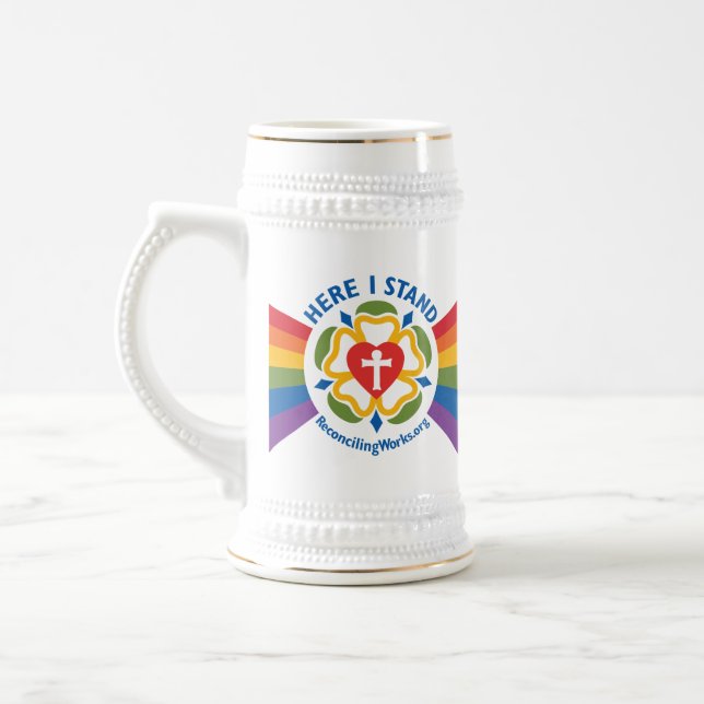 "Här står jag" steinen Sejdel (Vänster)