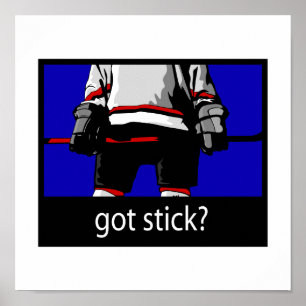 Har Stick - Ice Hockey Player Poster