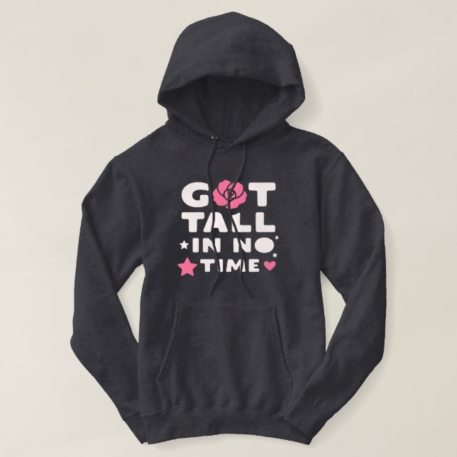"Har Tall in no time" - Startar tillväxt och Stil Hoodie (Design framsida)