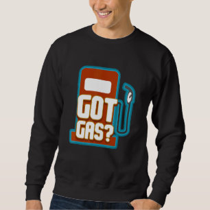 Har Tank av gassyre och dykande Humor Lång Ärmad Tröja