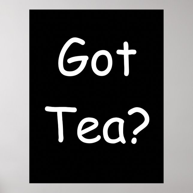 Har Tea? Poster (Framsidan)